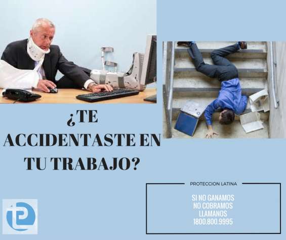 Necesita ayuda, tuviste un accidente de trabajo y no sabes que hacer llamanos