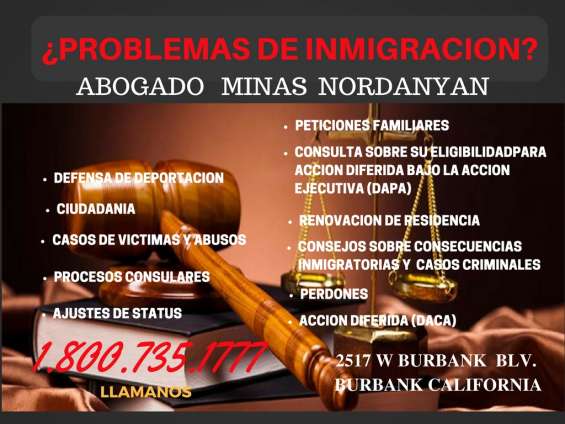 Problemas con inmigracio llamanos te pdemos ayudar